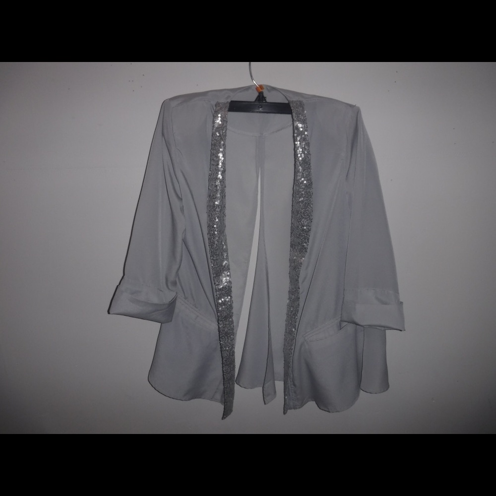 Light Blue/Gray Blazer